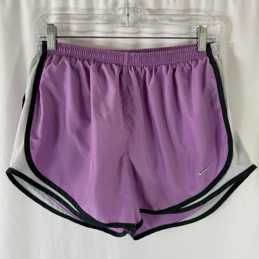 Nike Running Shorts Women's Large Purple Pull On Lined 3" Inseam Dri Fit